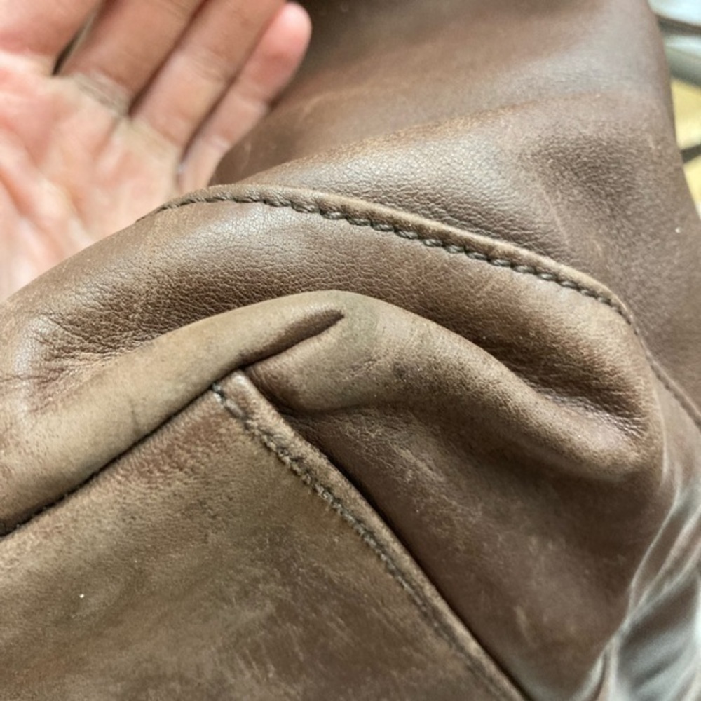 Coach vintage brown leather overnight xxl bag 9400 rare unisex rare - Picture 9 of 16